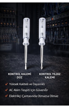 Düz + Yıldız Tornavida İkili Set