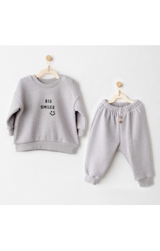 Andywawa 2'li Bebek Takım Ac26206 Gri Andywawa 2'li Bebek Takım Ac26206 Gri