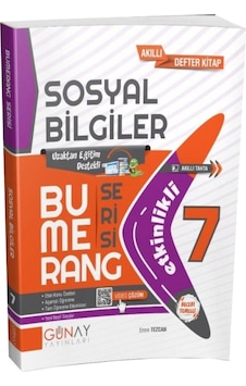 7 Sınıf Bumerang Sosyal Bilgiler Etkinlikli Soru Ban Günay Yay 7 Sınıf Bumerang Sosyal Bilgiler Etkinlikli Soru Ban Günay Yay