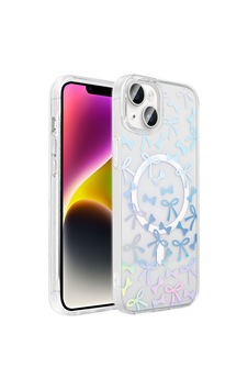 Apple Uyumlu iPhone 15 Kılıf Magsaafe Şarj Özellikli Şeffaf Baskılı Legendary Fun Sert Kapak Fiyonk