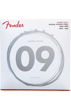 Fender Super 250 S Steel Ball End 009-042 Elektro Gitar Tel Set Fender Super 250 S Steel Ball End 009-042 Elektro Gitar Tel Set