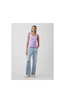 Gap Logo Fitilli Atlet Mor Gap Logo Fitilli Atlet Mor