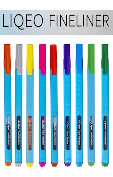 Liqeo Fineliner İnce Uçlu Sıvı Mürekkepli Renkli Kalemler 0.4 Liqeo Fineliner İnce Uçlu Sıvı Mürekkepli Renkli Kalemler 0.4
