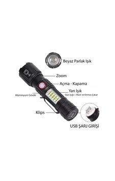 Ws-2828 Ultra Usb Şarjlı Polis El Feneri, Bekçi, Asker El Feneri Kırmızı Mavi Çakarlı 1000 Lümen Bx40 20 Köşe Bağlantısı Ws-2828 Ultra Usb Şarjlı Polis El Feneri, Bekçi, Asker El Feneri Kırmızı Mavi Çakarlı 1000 Lümen Bx40 20 Köşe Bağlantısı