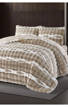 Su Yolu Tavşan Tüyü Çift Kişilik Yatak Örtüsü 220x240 Cm Cappucino Cappuccino Su Yolu Tavşan Tüyü Çift Kişilik Yatak Örtüsü 220x240 Cm Cappucino Cappuccino