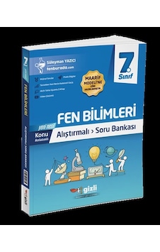 Gizli Yayınları 7. Sınıf Fen Bilimleri Konu Anlatımlı Alıştırmalı Soru Bankası Maarif Gizli Yayınları 7. Sınıf Fen Bilimleri Konu Anlatımlı Alıştırmalı Soru Bankası Maarif