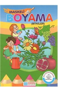 Maskeli Boyama Bitkiler - Komisyon - Evrensel İletişim Yayınları