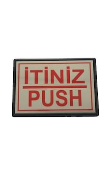 Yönlendirme Levhaları Cemax Yönlendirme Küçük İtiniz Push 10x7 Cm Yönlendirme Levhaları Cemax Yönlendirme Küçük İtiniz Push 10x7 Cm