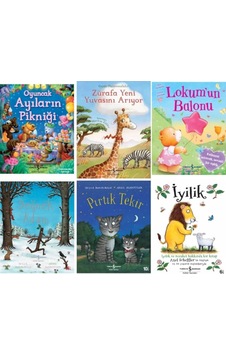 Resimli Hikaye Kitapları 6 Kitap Set-ilk Kitabım