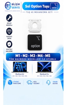 Apple Uyumlu Macbook Pro & Air M1-m2-m3-m4-m5 Yedek Rakam Ve Özel Sembol Tuş + Mekanizma / Sol Option Tuşu Apple Uyumlu Macbook Pro & Air M1-m2-m3-m4-m5 Yedek Rakam Ve Özel Sembol Tuş + Mekanizma / Sol Option Tuşu