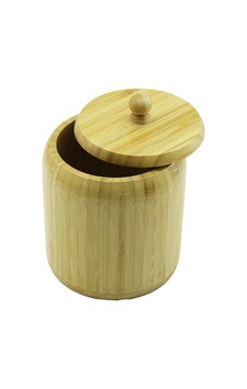 İbico İ22-232 Çap: 11.3cm Derinlik: 11cm No-12 Ahşap Bambu Şekerlik Kapaklı Diğer İbico İ22-232 Çap: 11.3cm Derinlik: 11cm No-12 Ahşap Bambu Şekerlik Kapaklı Diğer