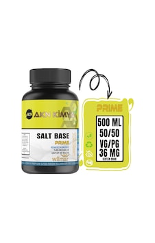 Akn Kimya Prime Salt Base Vg Pg 50-50 36 MG 500 ML Akn Kimya Prime Salt Base Vg Pg 50-50 36 MG 500 ML