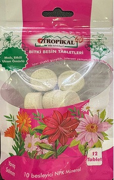 Çiçek Besini Tablet, Çiçek Coşturan Tabletler Çiçek Besini Tablet, Çiçek Coşturan Tabletler