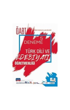 ÖABT Türk Dili ve Edebiyatı - Öğretmenlik Alan Bilgisi-5 Deneme- Nobel Sınav ÖABT Türk Dili ve Edebiyatı - Öğretmenlik Alan Bilgisi-5 Deneme- Nobel Sınav