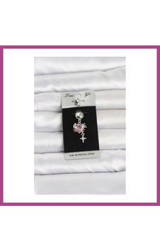 Gees Global 316l Cerrahi Çelik Pembe Zirkon Taşlı Model Göbek Piercing Gbzs Gees Global 316l Cerrahi Çelik Pembe Zirkon Taşlı Model Göbek Piercing Gbzs