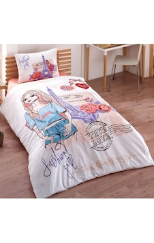 Taç Kristal Tek Kişilik Uyku Seti Fashion Beyaz Taç Kristal Tek Kişilik Uyku Seti Fashion Beyaz
