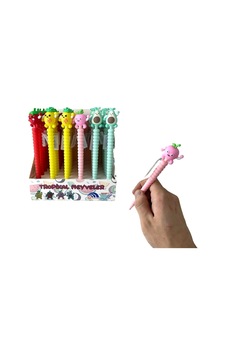 Tropikal Meyvalar Jel Tükenmez Kalem Pembe Tropikal Meyvalar Jel Tükenmez Kalem Pembe