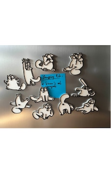 Şirin Kedi Magnet Seti/mıknatıslı 10 Lu Set Adet Sayısı:-1