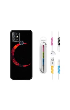 Infinix Hot 10 Kılıf Kablo Koruyuculu Red Moons 1747 Infinix Hot 10 Kılıf Kablo Koruyuculu Red Moons 1747