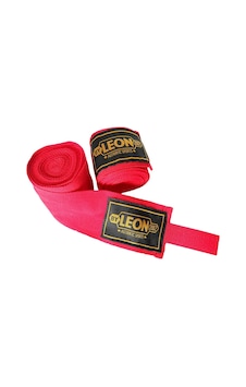 Leon Elastik Boks, Kick Boks Ve Muay Thai Bandajı 3,5 Metre Kırmı Leon Elastik Boks, Kick Boks Ve Muay Thai Bandajı 3,5 Metre Kırmı