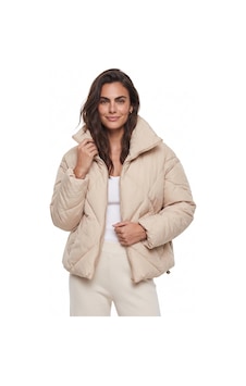 Onloox Kadın Bej Bej Pamuklu Likra Karışımlı Esnek Dokulu Oversize Fermuarlı Şişme Mont Dış Giyim Ceket Mont Onloox Kadın Bej Bej Pamuklu Likra Karışımlı Esnek Dokulu Oversize Fermuarlı Şişme Mont Dış Giyim Ceket Mont