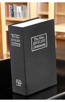 Gizli Kasa İngilizce Sözlüğü Kitap Görünümlü Anahtarlı Gizli Mini Çelik Kasa Kilitli Standart Gizli Kasa İngilizce Sözlüğü Kitap Görünümlü Anahtarlı Gizli Mini Çelik Kasa Kilitli Standart