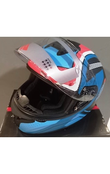 Rs2 320 Dp815 Mavi Kırmızı Siyah Kapalı Kask Rs2 320 Dp815 Mavi Kırmızı Siyah Kapalı Kask