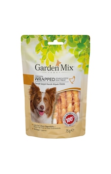 Garden - 411 - Mıx Tavuk Sargılı Kemık Köpek Ödülü - Csmo-tex - 75 Gr