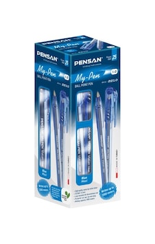 Pensan My-Pen Tükenmez Kalem 1.0 MM 25'li Kutu Mavi Pensan My-Pen Tükenmez Kalem 1.0 MM 25'li Kutu Mavi