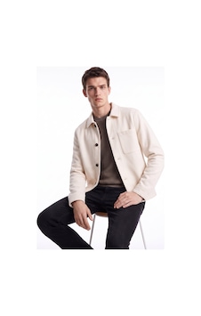 Fabrika Ekru Erkek Slim Fit Mont F6wm-mnt 2111 Fabrika Ekru Erkek Slim Fit Mont F6wm-mnt 2111