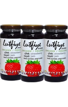 Organik Çilek Reçeli 280 Gr X 3 Adet Organik Çilek Reçeli 280 Gr X 3 Adet