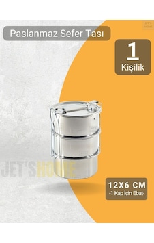 3 Lü Sefer Tası 12x6 Cm Yemek Taşıma Kabı Paslanmaz Çelik No:1 Gri 3 Lü Sefer Tası 12x6 Cm Yemek Taşıma Kabı Paslanmaz Çelik No:1 Gri