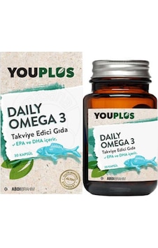 Youplus Daily Omega 3 30 Kapsül Youplus Daily Omega 3 30 Kapsül