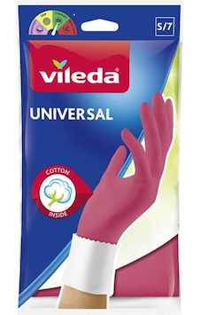 Vileda Standart Temizlik Eldiveni S Pembe 2'li Vileda Standart Temizlik Eldiveni S Pembe 2'li