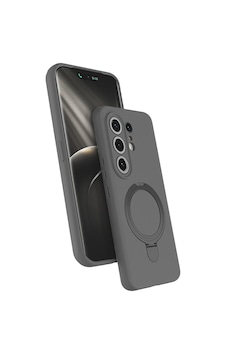 Maks Technology Tecno Camon 50 Pro Kılıf M-safe Şarj Özellikli Standlı Mkst Samara Kapak - Titanyum-gri Maks Technology Tecno Camon 50 Pro Kılıf M-safe Şarj Özellikli Standlı Mkst Samara Kapak - Titanyum-gri