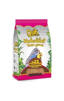 Quik Quik Muhabbet Kuşu Yemi 750+250 G Quik Quik Muhabbet Kuşu Yemi 750+250 G