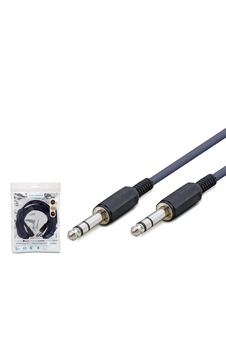 3 Metre 6.3mm Stereo Çivi Jack 1/4" Trs Erkek-erkek Kablo 3 Metre 6.3mm Stereo Çivi Jack 1/4" Trs Erkek-erkek Kablo