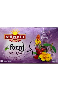 Günvit Form Süzen Poşet Çay 20'li Günvit Form Süzen Poşet Çay 20'li