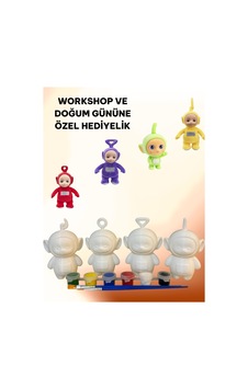3d Teletubbies Dipsy-po-winky-laa Laa 4 Lü Set Figür Boyama Seti - Kendin Boya Hobi Ve Etkinlik Seti - Akrilik Boya + 8 Fırça 3d Teletubbies Dipsy-po-winky-laa Laa 4 Lü Set Figür Boyama Seti - Kendin Boya Hobi Ve Etkinlik Seti - Akrilik Boya + 8 Fırça