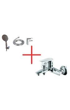 Creavit Sh150-3 Fonksiyonlu El Duşu Ve So2500 Solo Banyo Armatürü Gri Creavit Sh150-3 Fonksiyonlu El Duşu Ve So2500 Solo Banyo Armatürü Gri