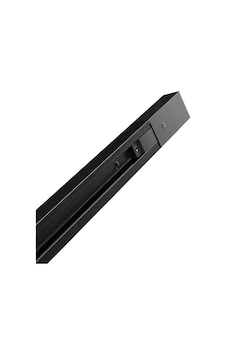 1 Metre Siyah Ray Kanalı Metal