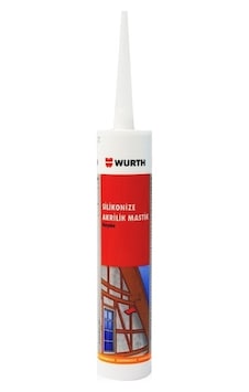 Würth Silikonize Akrilik Mastik-beyaz- 310ml
