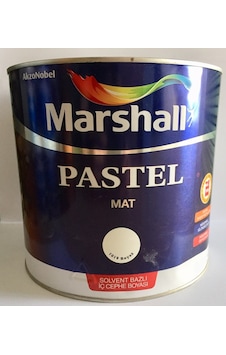 Marshall Pastel Mat Yağlı Boya (0,75 Lt-2,5 Lt) Beyaz