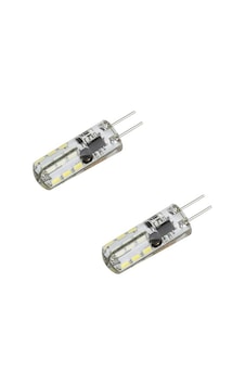 2 W - 220 V Ledli Kapsül Ampul G4 Duylu İğne Bacaklı Led Ampul Beyaz Işık 2 Adet 2 W - 220 V Ledli Kapsül Ampul G4 Duylu İğne Bacaklı Led Ampul Beyaz Işık 2 Adet