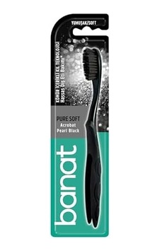 Pearl Black Charcoal Diş Fırçası Yumuşak 000 Açık Krem Pearl Black Charcoal Diş Fırçası Yumuşak 000 Açık Krem
