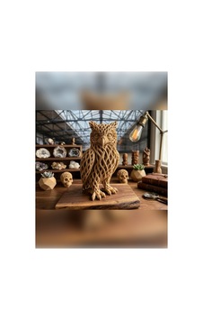 Kök Dokuma Baykuş Doğanın Bilgeliği 3 Boyutlu Bir Sanat Eseri Olarak Obje - Biblo Dekorasyon Ürünü Kök Dokuma Baykuş Doğanın Bilgeliği 3 Boyutlu Bir Sanat Eseri Olarak Obje - Biblo Dekorasyon Ürünü