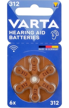 Varta 312 Kulaklık Pili 6lı Blister Varta 312 Kulaklık Pili 6lı Blister