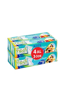 Fresh-Up Kilitli Buzdolabı Poşeti 19 x 25 CM 4 Al 3 Öde Fresh-Up Kilitli Buzdolabı Poşeti 19 x 25 CM 4 Al 3 Öde