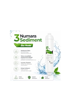 3 Numara Sediment Eko Model Su Arıtma Filtresi 408694803 3 Numara Sediment Eko Model Su Arıtma Filtresi 408694803