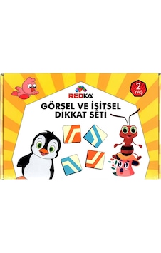 Redka Görsel Ve İşitsel Dikkat Seti 2 Yaş Redka Görsel Ve İşitsel Dikkat Seti 2 Yaş